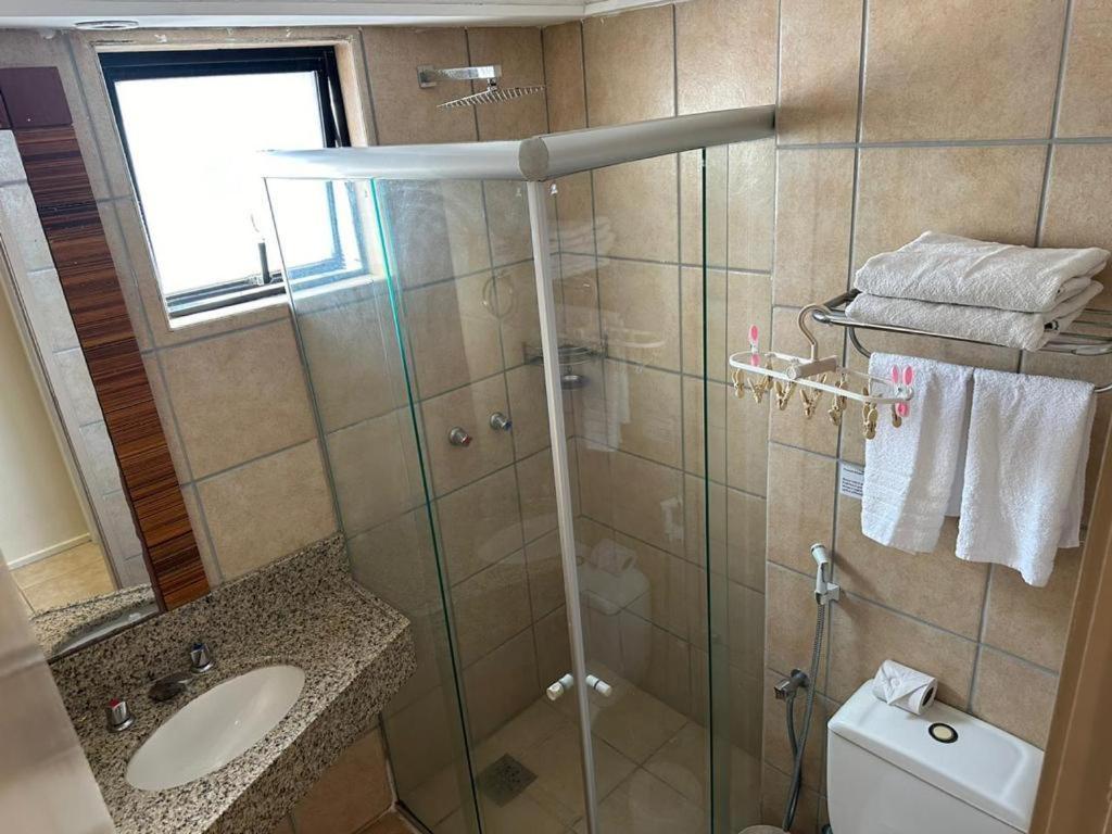 Apartamento Flat with the sea view Fortaleza  Exterior foto