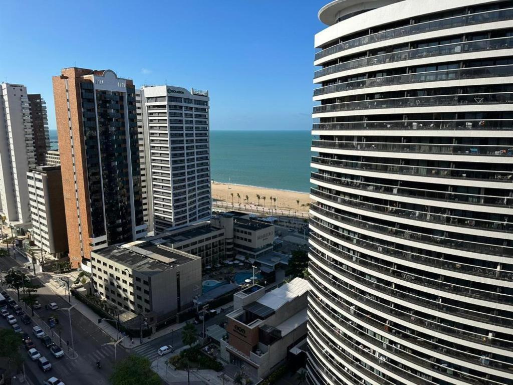 Apartamento Flat with the sea view Fortaleza  Exterior foto